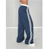 image:imageSOLY HUX Womens Baggy Sweatpants Wide Leg Ed Hardy Sweatpant Y2k Drawstring Pants StreetwearBlue Printed