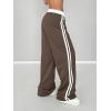 image:imageSOLY HUX Womens Baggy Sweatpants Wide Leg Ed Hardy Sweatpant Y2k Drawstring Pants StreetwearBrown Number