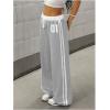image:imageSOLY HUX Womens Baggy Sweatpants Wide Leg Ed Hardy Sweatpant Y2k Drawstring Pants StreetwearGrey Number