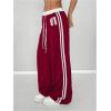 image:imageSOLY HUX Womens Baggy Sweatpants Wide Leg Ed Hardy Sweatpant Y2k Drawstring Pants StreetwearRed Printed