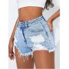 image:imageSOLY HUX Womens Denim Shorts High Waisted Ripped Distressed Casual Jean Shorts with PocketsLight Wash