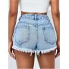 image:imageSOLY HUX Womens Denim Shorts High Waisted Ripped Distressed Casual Jean Shorts with PocketsLight Wash