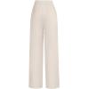 image:imageSOLY HUX Womens High Waisted Dress Pants Metal Linked Casual Work Office Business Long TrousersPlain Apricot
