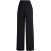 image:imageSOLY HUX Womens High Waisted Dress Pants Metal Linked Casual Work Office Business Long TrousersPlain Black