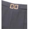 image:imageSOLY HUX Womens High Waisted Dress Pants Metal Linked Casual Work Office Business Long TrousersPlain Grey