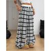 image:imageSOLY HUX Womens Plaid Checkered Pants Flannel Pajama Pants Lounge Wide Leg Baggy Sweatpants with PocketsMulticolor Plaid