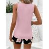 image:imageSOLY HUX Womens Plus Size 2 Piece Summer Vacation Outfits Sleeveless Tank Tops and Floral Print Shorts SetPink Floral