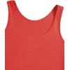 image:imageSOLY HUX Womens Plus Size 4 Packs Long Tank Tops Sleeveless Undershirts Layering Basic VestsRed Black Grey White