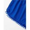 image:imageSOLY HUX Womens Plus Size Beach Shorts Tassel High Waisted Swim Bottom Summer SwimwearPlain Royal Blue