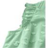 image:imageSOLY HUX Womens Plus Size Blouse Swiss Dots V Neck Ruffle Sleeveless Vacation Casual Summer TopsPlain Mint Green