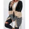 image:imageSOLY HUX Womens Plus Size Color Block Cardigan Sweater Open Front Long Sleeve Casual CardigansMulticoloured Colorblock