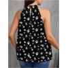 image:imageSOLY HUX Womens Plus Size Floral Halter Tank Top Sleeveless Flowy Summer Going Out ShirtsBlack Flower Print