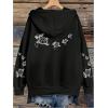 image:imageSOLY HUX Womens Plus Size Hoodies Long Sleeve Hooded Graphic Preppy Sweatshirts with PocketsBlack Graphic