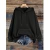 image:imageSOLY HUX Womens Plus Size Hoodies Long Sleeve Hooded Graphic Preppy Sweatshirts with PocketsBlack Graphic