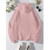 image:imageSOLY HUX Womens Plus Size Sweatshirt Letter Graphic Hoodies Drawstring Drop Shoulder Long Sleeve Pullover TopsDusty Pink Letter