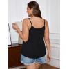 image:imageSOLY HUX Womens Plus Size Tops Sexy Lace Going Out Cami Tops Cut Out Spaghetti Strap Summer CamisoleSolid Black
