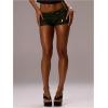 image:imageSOLY HUX Womens Shiny Sequin Mini Shorts Sparkly Skinny Booty Shorts Music Festival Rave Outfits ClubwearPlain Green