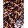 image:imageSOLY HUX Womens Y2k Leopard Ruffle Mini Shorts Cheetah Print Elastic Waist Bow Layered Bloomer ShortsBrown Leopard