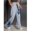 image:imageSOLY HUX Womens Y2k Sweatpants Drawstring Waist Wide Leg Gothic Grunge Pants StreetwearLight Grey