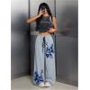 image:imageSOLY HUX Womens Y2k Sweatpants Drawstring Waist Wide Leg Gothic Grunge Pants StreetwearLight Grey