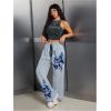 image:imageSOLY HUX Womens Y2k Sweatpants Drawstring Waist Wide Leg Gothic Grunge Pants StreetwearLight Grey