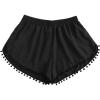 image:imageSOLY HUX Womens Plus Size Beach Shorts Tassel High Waisted Swim Bottom Summer SwimwearSolid Black