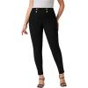 image:imageSOLY HUX Womens Plus Size High Waisted Skinny Work Pants Business Casual Leggings Dress PantsPlain Black