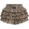 image:imageSOLY HUX Womens Y2k Leopard Ruffle Mini Shorts Cheetah Print Elastic Waist Bow Layered Bloomer ShortsMulticoloured Leopard