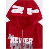 image:imageSOLY HUX Boys Zip Up Hoodies Sweatshirt Y2k Letter Graphic Long Sleeve Streetwear JacketRed Letter