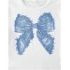 image:imageSOLY HUX Girls 2 Piece Outfits Cute Bow Graphic Short Sleeve T Shirt and Jean Pants Set StreetwearBlue Bow