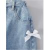 image:imageSOLY HUX Girls 2 Piece Outfits Cute Bow Graphic Short Sleeve T Shirt and Jean Pants Set StreetwearBlue Bow