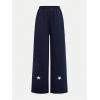 image:imageSOLY HUX Girls Casual Sweatpants Elastic Low Rise Wide Leg Baggy Long PantsDark Blue Star