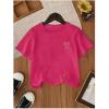 image:imageSOLY HUX Girls Cute Bow Graphic T Shirts Short Sleeve Crew Neck Loose Fit Summer Casual Tee TopsHot Pink