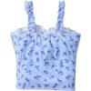 image:imageSOLY HUX Girls Ditsy Floral Print Frill Trim Cami Crop Top Cute Summer Tops Preppy ClothesBlue Floral Print