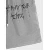 image:imageSOLY HUX Mens Graphic Shorts Casual Summer Drawstring Elastic Waist Shorts with Pockets Y2K StreetwearGrey Graphic