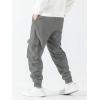 image:imageSOLY HUX Mens Sweatpants Drawstring Waist Printed Cargo Pants Street Outdoor Joggers with PocketsGrey Printed