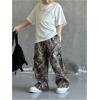 image:imageSOLY HUX Toddler Boys Camo Cargo Pants Elastic Waist Baggy Wide Leg Track Pants with Pockets StreetwearMulticolor
