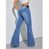 image:imageSOLY HUX Womens Flare Jeans Leggings High Waisted Stretch Bell Bottom Denim PantsLight Wash