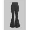 image:imageSOLY HUX Womens Flare Leggings 3 Packs Casual Bell Bottom Skinny Pants Going Out Outfit Fall ClothesBeige Dark Grey Black