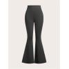 image:imageSOLY HUX Womens Flare Leggings 3 Packs Casual Bell Bottom Skinny Pants Going Out Outfit Fall ClothesBlack Grey Letter