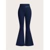 image:imageSOLY HUX Womens Flare Leggings 3 Packs Casual Bell Bottom Skinny Pants Going Out Outfit Fall ClothesGrey Dark Blue Black