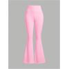 image:imageSOLY HUX Womens Flare Leggings 3 Packs Casual Bell Bottom Skinny Pants Going Out Outfit Fall ClothesWhite Pink Black