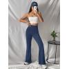 image:imageSOLY HUX Womens Flare Leggings High Waisted Sweatpants Bell Bottoms Bootcut Yoga PantsPure Navy Blue