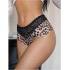 image:imageSOLY HUX Womens Lace Leopard Print Briefs Low Rise Panties UnderwearCoffee Brown Leopard