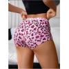 image:imageSOLY HUX Womens Leopard Panties High Rise Stretch Boyshorts Hipster Comfort UnderwearPink Graphic