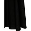 image:imageSOLY HUX Womens Plus Size Flare Pants Elastic Waist Ruffle Bell Bottom Pants Long TrousersPure Black