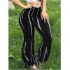 image:imageSOLY HUX Womens Plus Size Y2k Legging Printed Elastic Waist Bell Bottom Flare Leg Street PantsBlack Printed