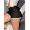 image:imageSOLY HUX Womens Sequin Sparkly Mini Shorts Glitter Skinny Bottoms Party ClubwearPure Black