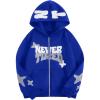 image:imageSOLY HUX Boys Zip Up Hoodies Sweatshirt Y2k Letter Graphic Long Sleeve Streetwear JacketRoyal Blue Letter