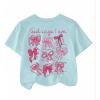 image:imageSOLY HUX Girls Cute Bow Graphic T Shirts Short Sleeve Crew Neck Loose Fit Summer Casual Tee TopsLight Blue